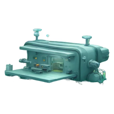 Underwater research station sticker