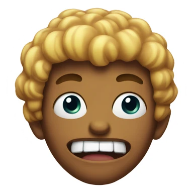 big mouth character sticker