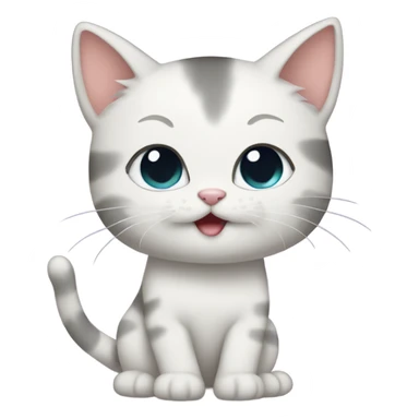 kitten saying Stella is the best sticker