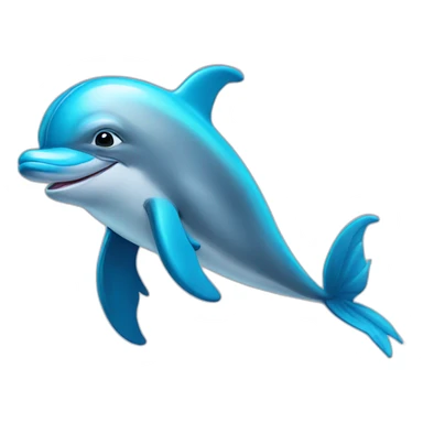 dolphin with wings sticker