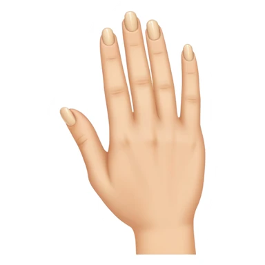 A middle finger but with the ring finger instead  sticker