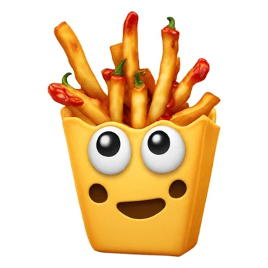 chilli cheese fries sticker