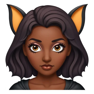 Bats eye lashes  sticker