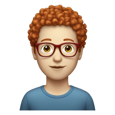 :person-with-red-curly-hair-pale skin and blue glasses sticker