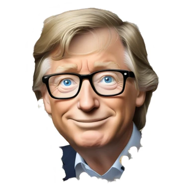 Donald Trump und Bill Gates haben ein Kind in Florida sticker