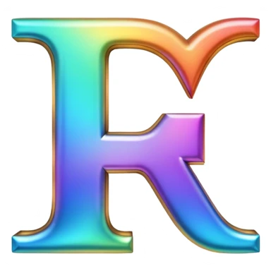 Create letter F CHANGING Colors sticker