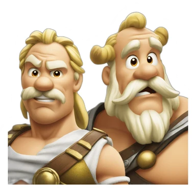 Asterix and Obelix sticker
