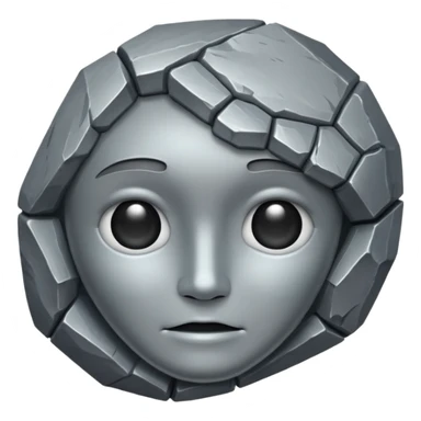 mineral with a face sticker