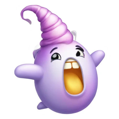 Explosive unicorn fart sticker