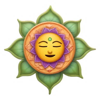 Swadhistana chakra detailed sticker