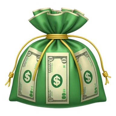 a bundle of money sticker