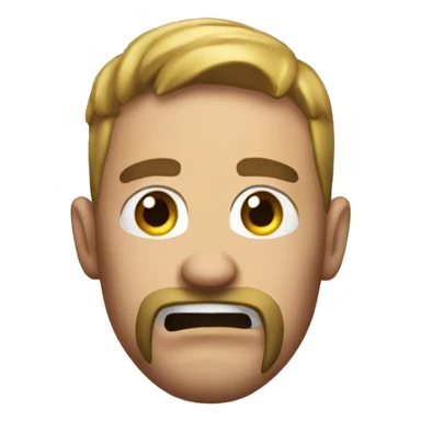 An Emoji where a Game is aggressive  sticker