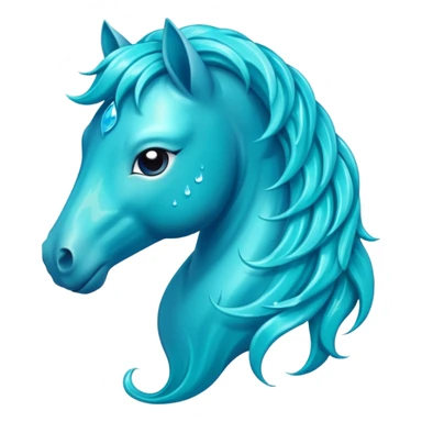 Water horse sticker