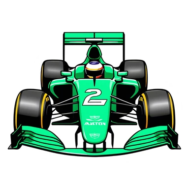 Fernando Alonso's Aston Martin ARM25 Formula 1 Car sticker