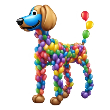 Balloon dog sticker