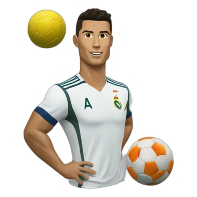 Cristiano Ronaldo doing SUIII sticker