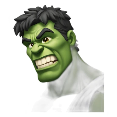 hulk as a muslim sticker