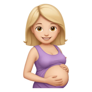 pregnant person sticker