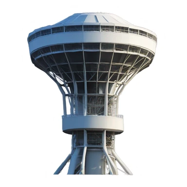 the Telstra tower in Canberra with a mountain where the tower is a bit bigger sticker