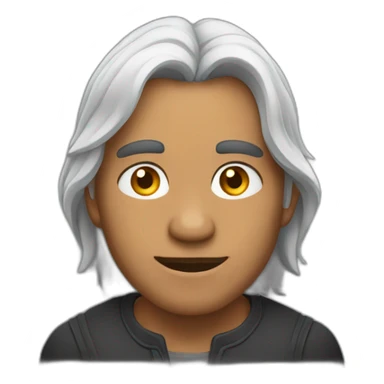 Indien chauve homme sticker