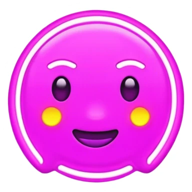 Neon esthetic sticker