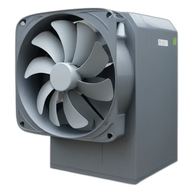 Direct air capture fan sticker