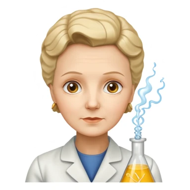 Marie Curie sticker