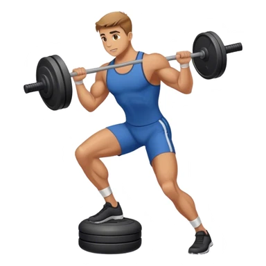 Rotational-Landmine exercise sticker