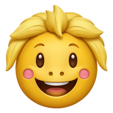 Crea un emogi feliz con cuernos sticker