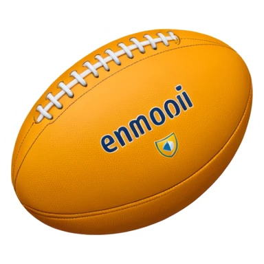 Balón de rugby digital sticker