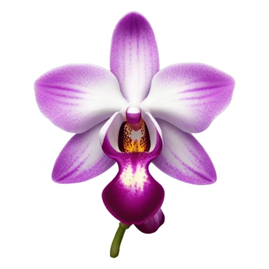 orchid flower sticker