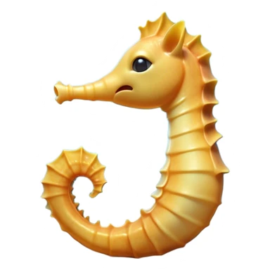 Cinematic Cute Yawning Sea Horse Portrait Emoji, Head tilted slightly with a dramatic, wide-open yawn, showcasing a petite, elegantly curved seahorse with a softly drooping tail and sleepy, half-closed eyes, Simplified yet irresistibly adorable features, highly detailed, glowing with a soft, cozy aquatic glow, high shine, relaxed yet expressive, stylized with a dash of whimsical marine charm, soft glowing outline, capturing the essence of a drowsy yet affectionate seahorse that appears ready to stretch out for a nap! sticker