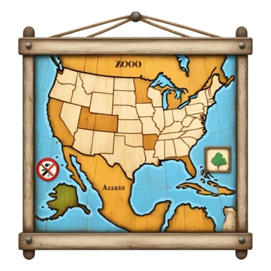 zoo entry board sticker