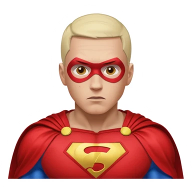 Eminem as a superhero sticker
