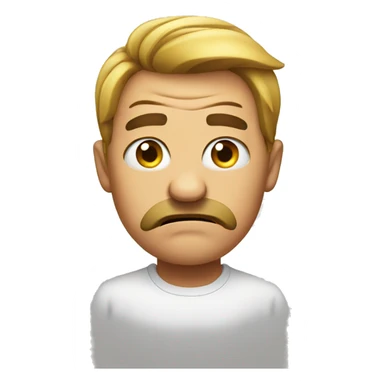 disgusted emoji sticker