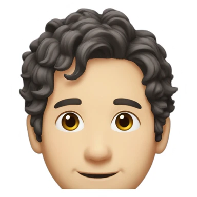 Paul rudd short hair smaller nose happy sticker
