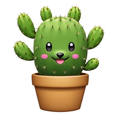 toki doki cactus  dog sticker