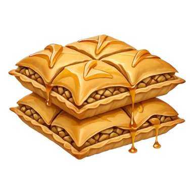 baklava 1 peice  sticker