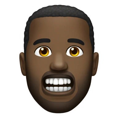 kanye wear metal teeth sticker