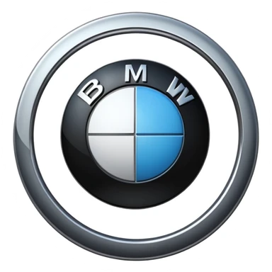 Bmw logo sticker