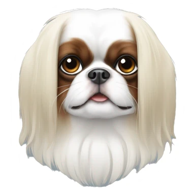 Japanese chin sticker