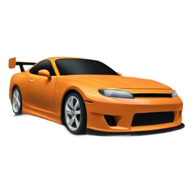 casual indoor work setup drifting car sticker