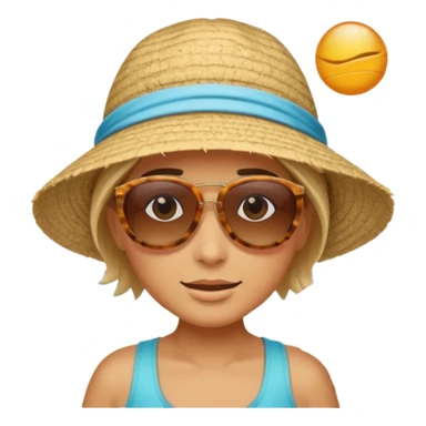 Sunday relax beach sticker