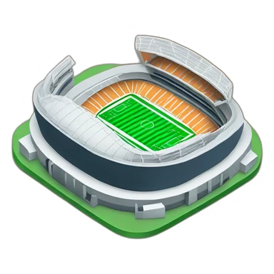 football stadium sticker