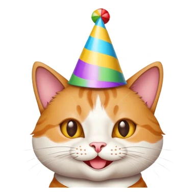 can you create different emojis of cat with funny hats sticker
