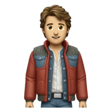 Marty McFly sticker