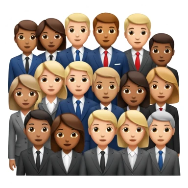 group of people, media agency sticker