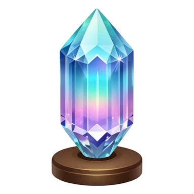 Magic mineral crystal On the stand sticker