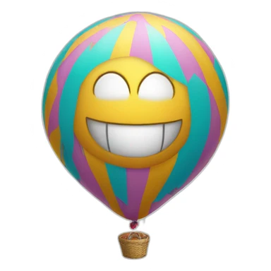 balloon with text Boss sticker