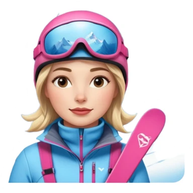 Woman Ski, Backgroundatterhorn sticker
